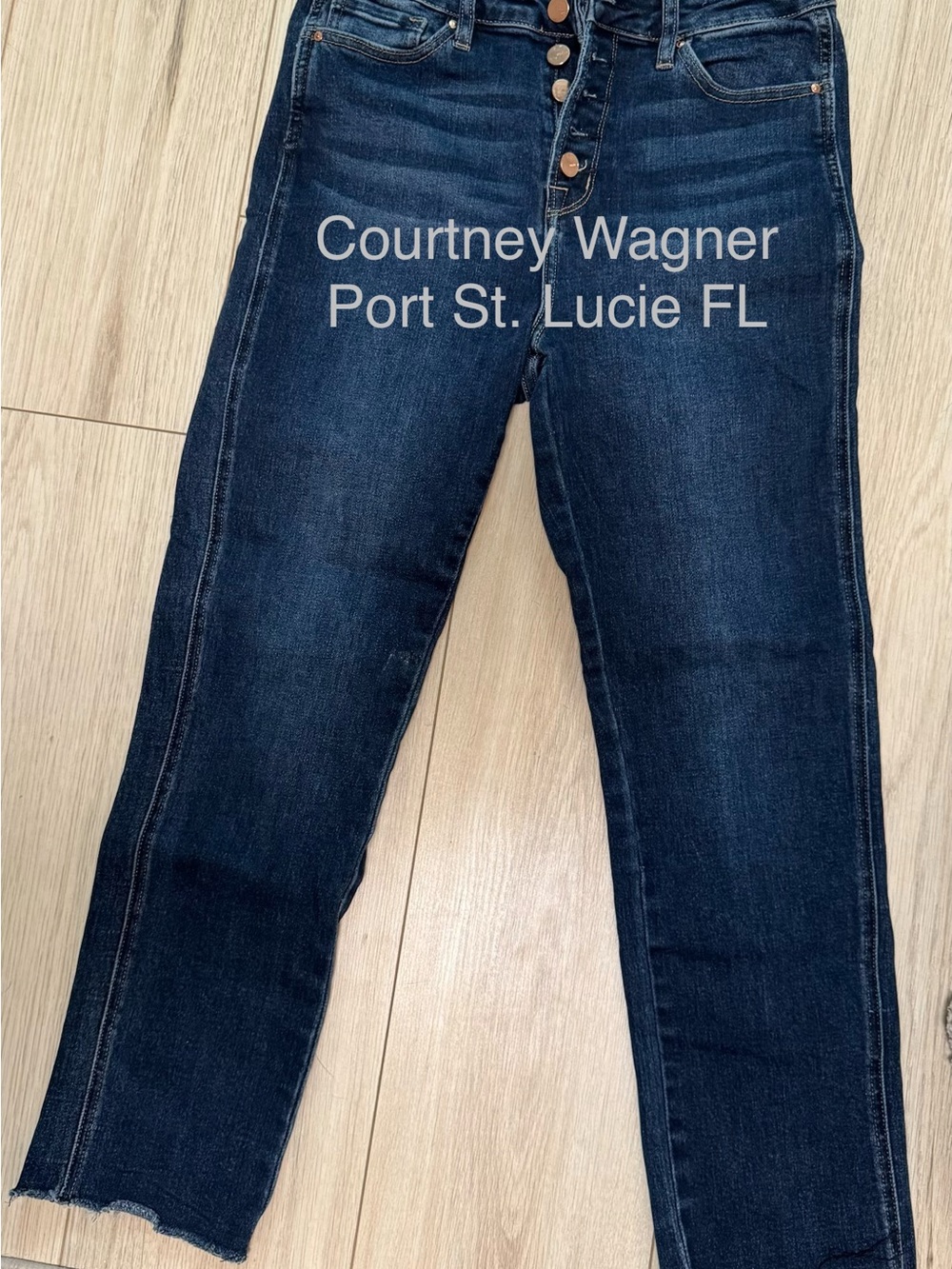 Mica High-Rise Skinny Jeans in Dark Blue Denim- 7/28 STRETCHY!!